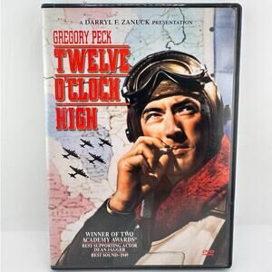 Twelve O'Clock High DVD Gregory Peck 1949 WWII War Drama Classic Dean Jagger